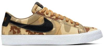 Pre-owned Nike  Sb Blazer Low Canvas Desert Camo In Parachute Beige/black-ale Brown