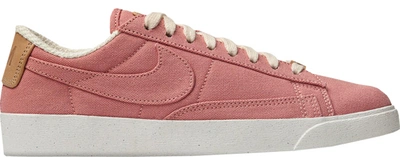 Pre-owned Nike Blazer Low Plant Color Collection Coral (women's) In Coral/beige-vachetta Tan-white