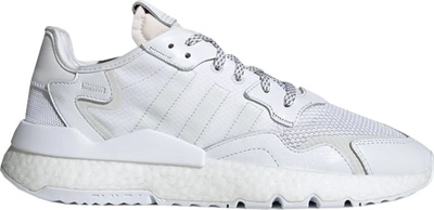 Pre-owned Adidas Originals  Nite Jogger Triple White In Cloud White/crystal White/crsytal White