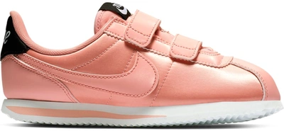Pre-owned Nike Cortez Basic Valentine's Day Bleached Coral (2019) (ps) In Bleached Coral/bleached Coral-black-white