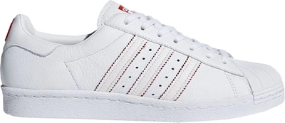 Pre-owned Adidas Originals Adidas Superstar 80s Chinese New Year (2018) In Running White/running White/scarlet
