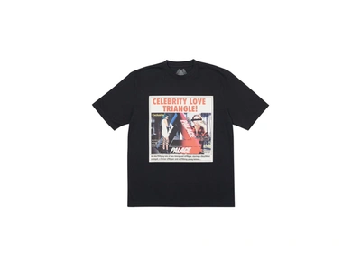 Pre-owned Palace  Love Triangle T-shirt Black