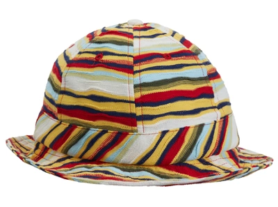 Pre-owned Supreme  Textured Stripe Bell Hat Red