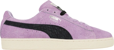 Pre-owned Puma Suede Diamond Supply Co. Orchid Bloom In Orchid Bloom/ Black