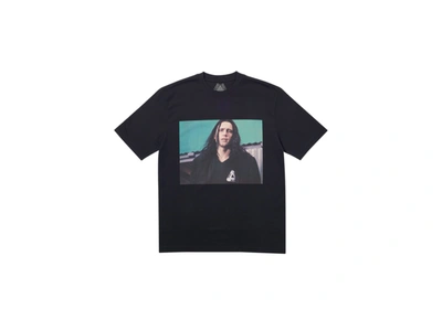 Pre-owned Palace  Wise Up T-shirt Black
