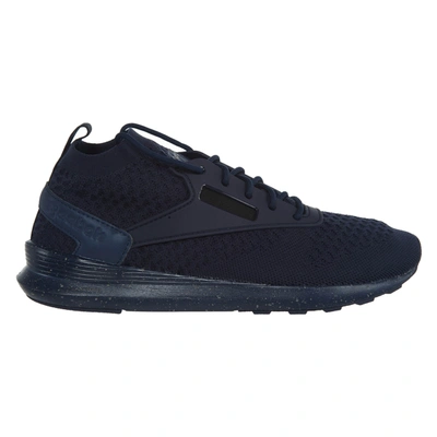 Pre-owned Reebok  Zoku Runner Ultraknit Is Shoes Collegiate Navy Black White In Collegiate Navy/black/white