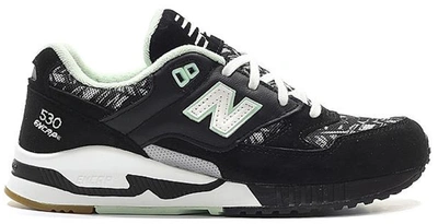 Pre-owned New Balance 530 Summer Utility Black White (women's) In Black/white-seafoam