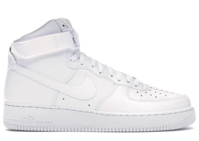 Pre-owned Nike  Air Force 1 High White In White/white