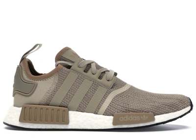 Pre-owned Adidas Originals  Nmd R1 Raw Gold Cardboard-white In Raw Gold/cardboard-white