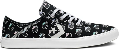 Pre-owned Converse Costa Ox Hello Kitty Black (women's) In Black/black-white