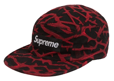 Pre-owned Supreme  Thorn Camp Cap Red