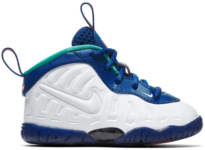 Pre-owned Nike Air Foamposite Pro Gym Blue (td) In Gym Blue/white-cone-neptune Green