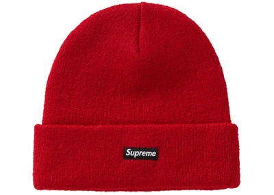 Pre-owned Supreme  Mohair Beanie Fw19 Red