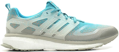 Pre-owned Adidas Originals  Energy Boost Packer Shoes X Solebox Silfra Rift In Petrol/light Grey/running White