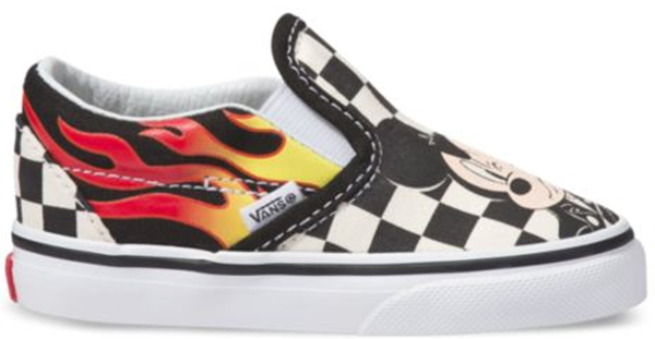 mickey and minnie checker flame vans