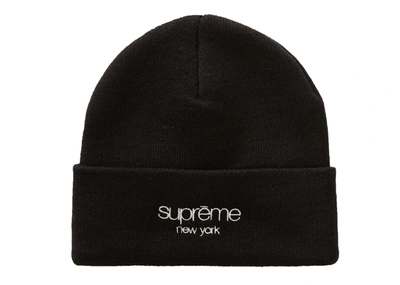 Pre-owned Supreme  Radar Beanie Black