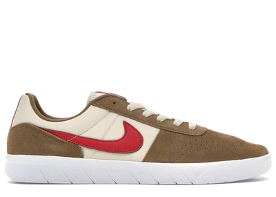 Pre-owned Nike Sb Team Classic Mars Yard In Golden Beige/light Cream-white-university  Red | ModeSens