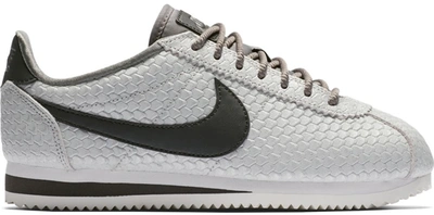 Pre-owned Nike Classic Cortez Metallic Pewter (women's) In Metallic Pewter/deep Pewter
