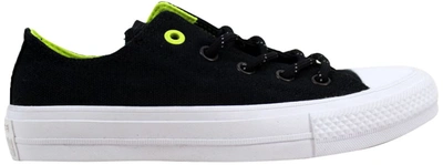 Pre-owned Converse Chuck Taylor Ii 2 Ox Black/volt