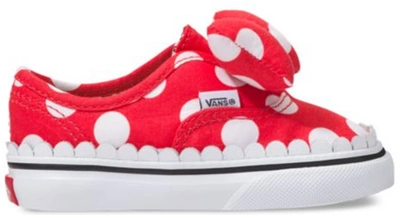 Pre-owned Vans Authentic Gore Disney Minnie Mouse Bow (td) In Minnie Mouses Bow/true White