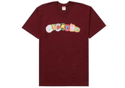 Pre-owned Supreme  Pillows Tee Burgundy
