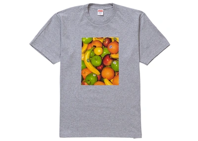 Pre-owned Supreme  Fruit Tee Heather Grey