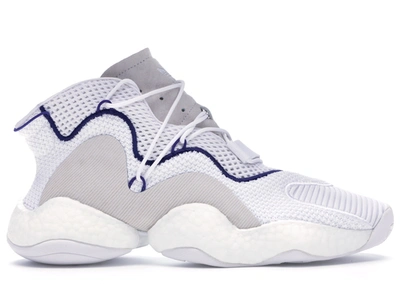 Pre-owned Adidas Originals  Crazy Byw Lvl 1 White In Running White/clear Brown/collegiate Royal