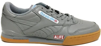 Pre-owned Reebok  Phase 1 Pro Alife Grey In Flat Grey/white-california Blue