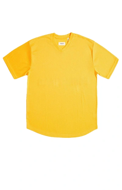 Pre-owned Fear Of God  Essentials Mesh T-shirt Yellow