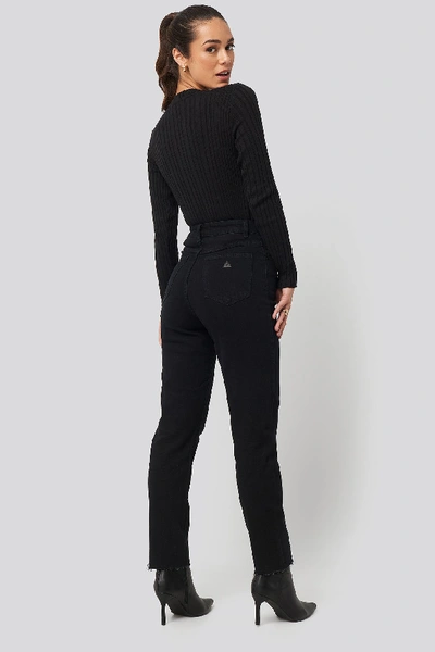 Abrand A 94 High Slim Jeans Black In Dead Of Night