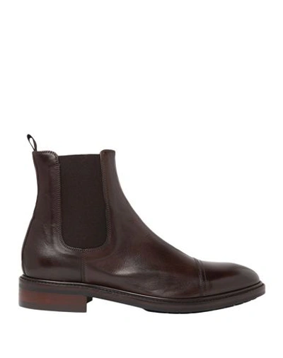 Paul Smith Boots In Dark Brown
