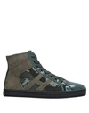 Hogan Rebel Sneakers In Green