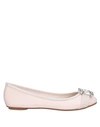 Anna Baiguera Ballet Flats In Light Pink