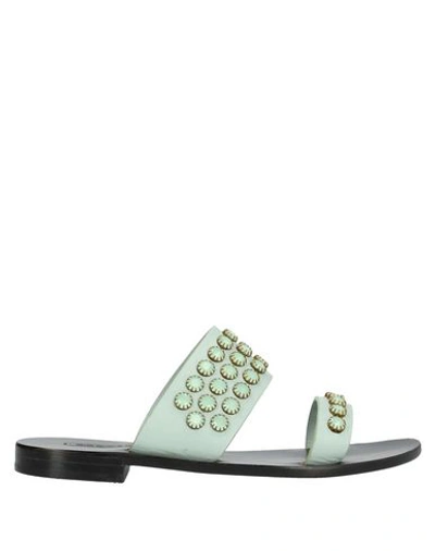 Nanni Sandals In Light Green