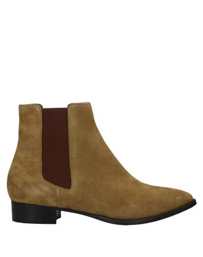 Alberto Fermani Ankle Boots In Military Green