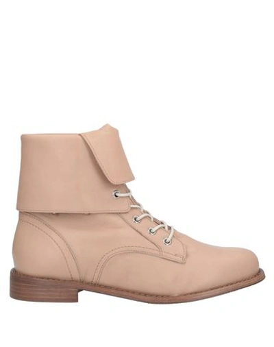 Patrizia Pepe Ankle Boots In Pale Pink