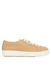 Santoni Sneakers In Light Brown