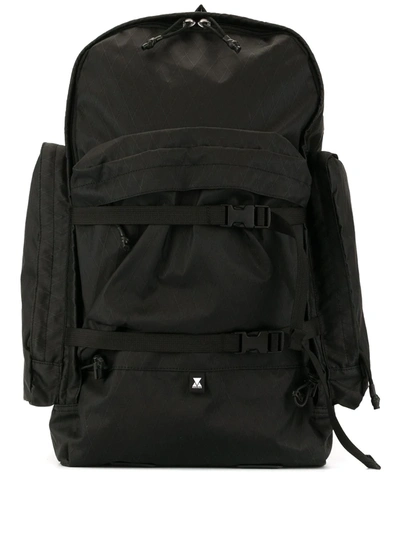 Makavelic Cargo Pocket Backpack In Black