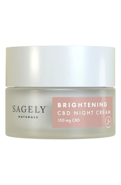Sagely Naturals 1.7 Oz. Brightening Night Cream With 150 Mg Cbd