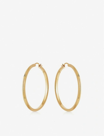 Astley Clarke Linia 18ct Gold-plated Stering Silver Hoop Earrings