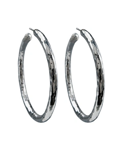 Ippolita 925 Skinny Bastille Hoop Earrings In Silver