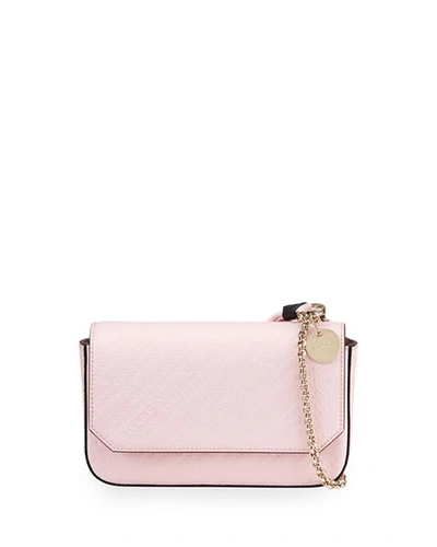 Givenchy Bond Pouch Clutch Bag With Chain Strap In Pink