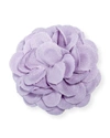 Hook + Albert Hook And Albert Large Lapel Flower In Purple