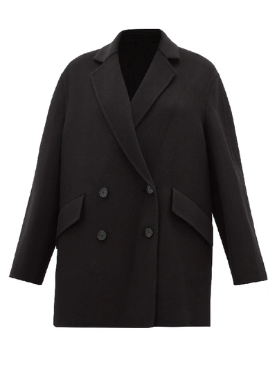 Joseph Morgan Single-breasted Wool-blend Jacket In Black