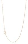 Anzie Diamond Initial Necklace In J