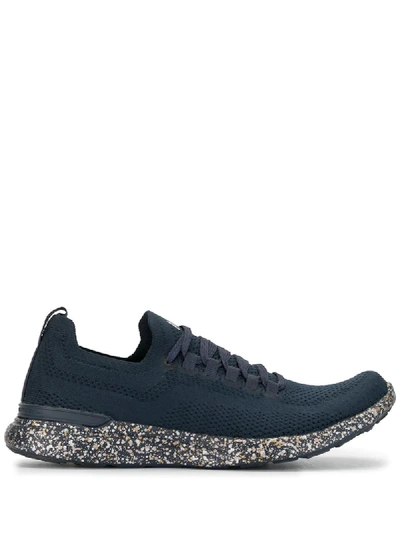 Apl Athletic Propulsion Labs 'techloom Breeze' Glitter Sole Knit Sneakers In Blue