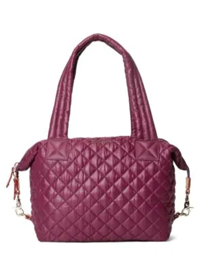 Mz Wallace Medium Sutton Bag In Plum