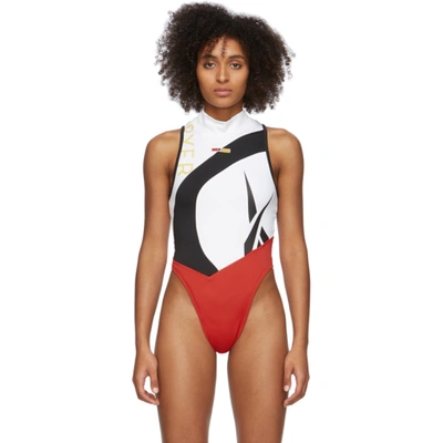 Reebok By Pyer Moss Trim-colour Swimsuit In White