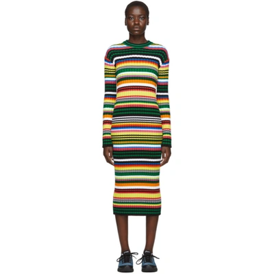 Agr Ssense Exclusive Multicolor Striped Maxi Dress