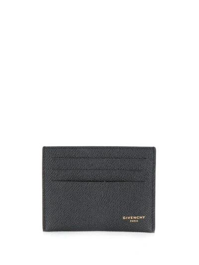 Givenchy Black Grained Leather Card Holder